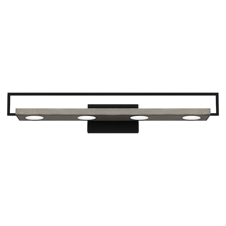 Quoizel Winnett Integrated LED Matte Black Bath Bar WINN8532MBK